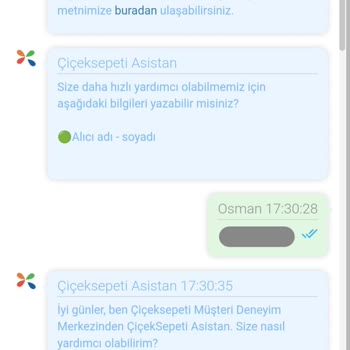 ÇiçekSepeti Aynı Gün Telsim Edilmesi Gereken Ürün Teslim Edilmedi