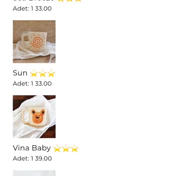 Vina Seramik Sipariş Ortada Yok!