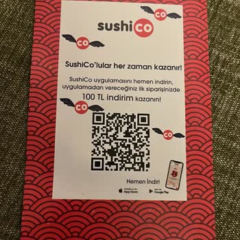 Sushico 100 TL İndirimi Uygulamıyor