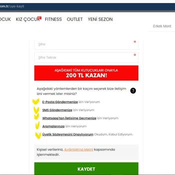 Slazenger Kişisel Bilgileri Kullanmak İçin Sahte Reklam Yapmış