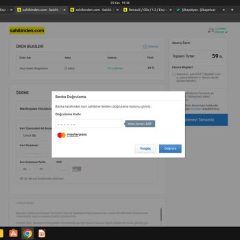 Masterpass Kart Bilgilerimin İsteğim Dışında Kayıtlı Olması.