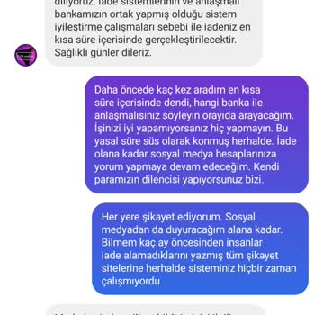 Cz London Ürünü İade Alıp Paramın Üzerine Kondu