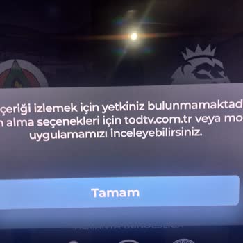 Tod TV İçerik İzleyememe Sorunu