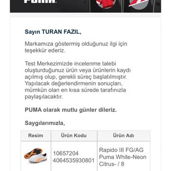 Puma'nın Dişleri Kırıldı...