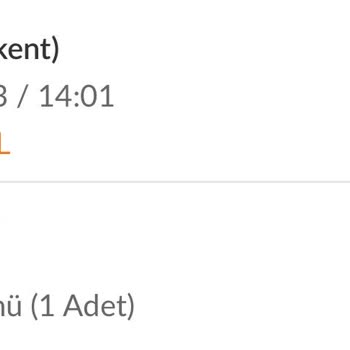 Trendyol Yemek İptal Olan Ürünüme Ait İadem Yapılmıyor