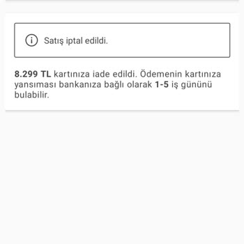 Sahibinden Param Güvende Para İadesi Olmadı