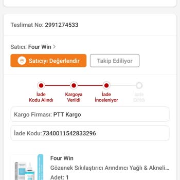 Four Win Yüzümü Yaktı Ürün