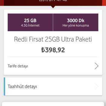 Vodafone Faturam Çok Yüksek