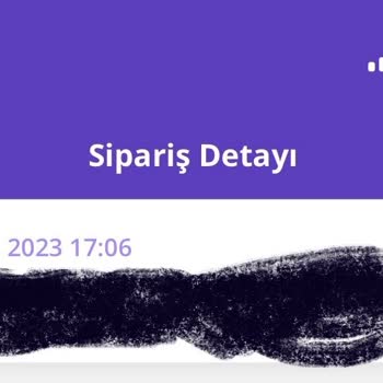 Getir Büyük Sipariş Getirmedi