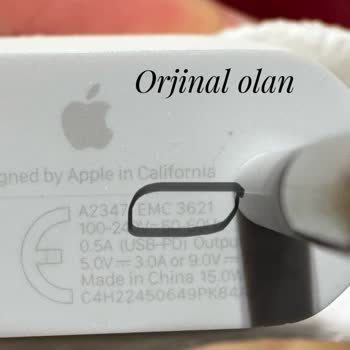 Pazarama Sitesinden Almış Olduğum Apple 20W Orijinal Olmayan Adaptör