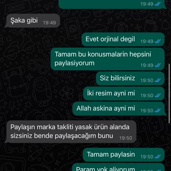 Zeyrek Global Lojistik Görsellerdeki Üründen Farklı Ürün Gönderimi