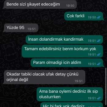 Zeyrek Global Lojistik Görsellerdeki Üründen Farklı Ürün Gönderimi