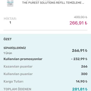 Watsons Yanlış Ürün Gönderimi