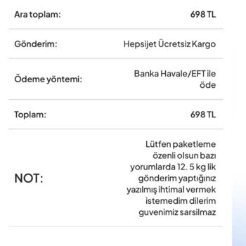 Demet Market Siparişimi Teslim Etmiyor