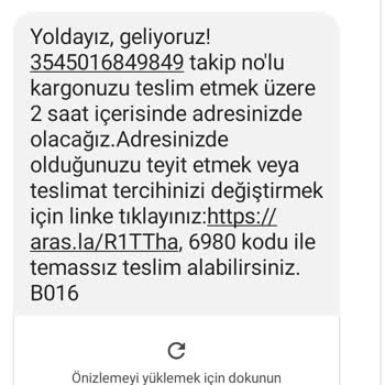 Aras Kargo Kargo Başkasına Teslim Edildi