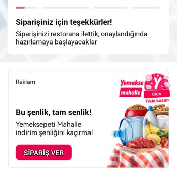 Eksik Sipariş, Dikkatsiz Kurye, Çözümsüz Yemek Sepeti Uygulaması