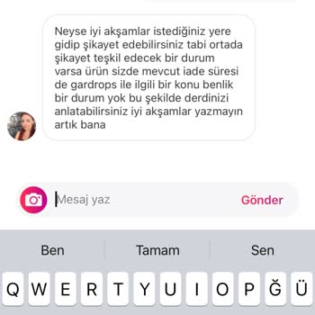 Gardrops Satış Sonrası Mağduriyet Ve İade Sorunu