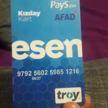 Türk Kızılay Kızılay Esen Kartı