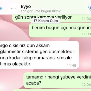 Eyyo Ürün Gönderilmemesi Ve Mesajlara Bakılmaması