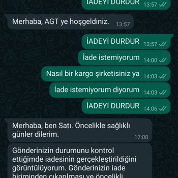 AGT Kurye Kargom 1 Aydır Kayıp