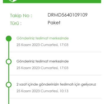 Kolay Gelsin Kargomu Teslim Etmiyor