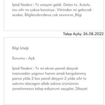 LED TV Vestel Mağdurluğu