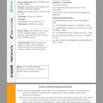 Arçelik Kombi Servisi Canımıza Mal Oluyordu