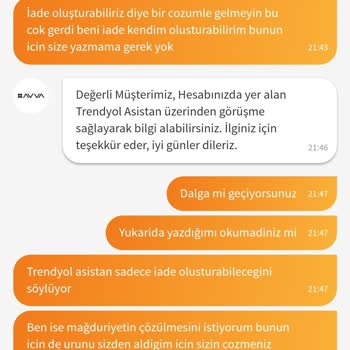 Trendyol Avva Yanlış Sipariş Ve Çözümden Uzak Tavırları