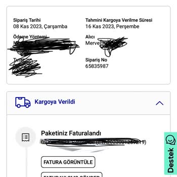 Karaca'nın Çalışmış Olduğu Kargo Firması Yüzünden Şikayetçiyim