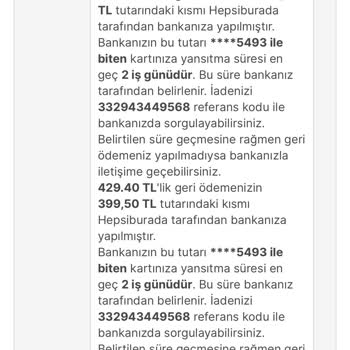 Hepsiburada Ürün Siparişimin İptal Edilmesi