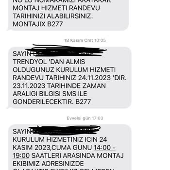 Montajx Firmasının Randevuya Gelmemesi