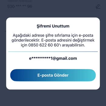 Paycell Şifre Değiştirme Şifremi Unuttum