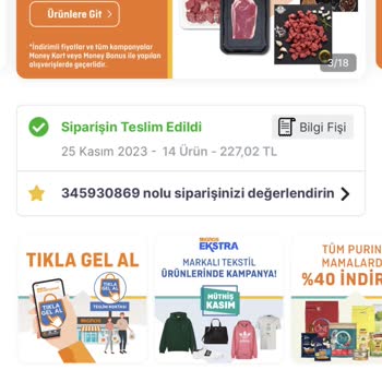 Migros Ürünlerimi Teslim Etmedi