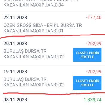 BURULAŞ Fazla Ödeme Alındı