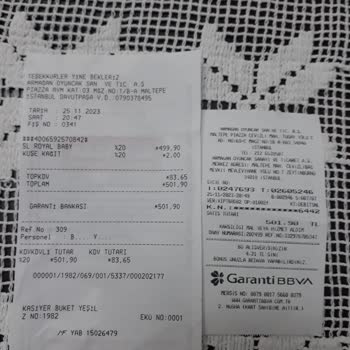 Armağan Oyuncak Kasada Fazla İstenen Ücret Hk.!