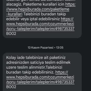 Hepsijet İade Kargomu 11 Gündür Satıcıya Ulaştırmadı.
