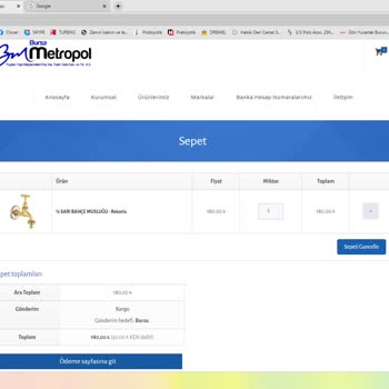 Bursa Metropol Yapı Kargo Ücreti, Farklı Ürün, Faturasız Ürün...