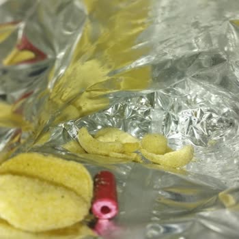 BİM Cips Kabının İçinden Cips Çıkması Gerekirken İnce Plastik Boru Çıkması