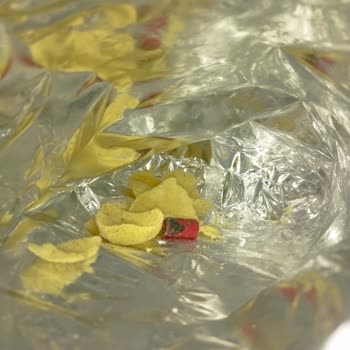 BİM Cips Kabının İçinden Cips Çıkması Gerekirken İnce Plastik Boru Çıkması