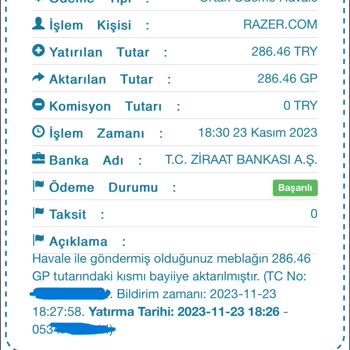 Razer Gold & Silver Ödenen Ürün Teslim Edilmedi!