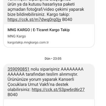 MNG Kargo Ürünüm Bana Gelmedi