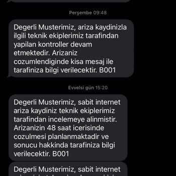Türk Telekom'UN İlgisiz Davranması Ve Çözüm Sürecini Uzatması