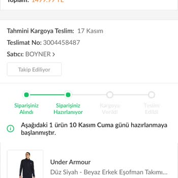 Trendyol Ödeme Yapıldı Ürün Gelmedi