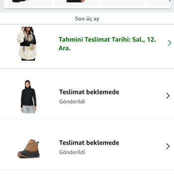 Columbia Siparişim Hakkında Bilgi Alamıyorum!