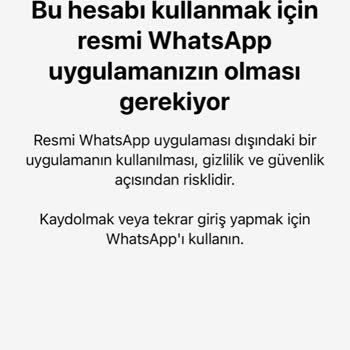Yıllardır Kullandığım WhatsApp Kapandı