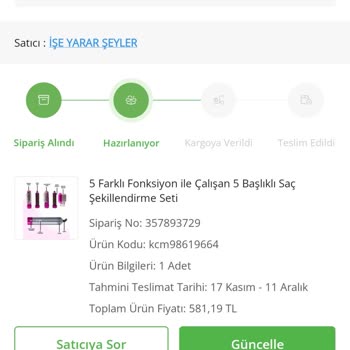 Çiçek Sepeti'nden Aldığım Ürünün Teslim Edilmemesi