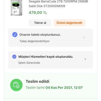 Servisten Çıkmayan Hepsiburada Satıcısı Ürünü