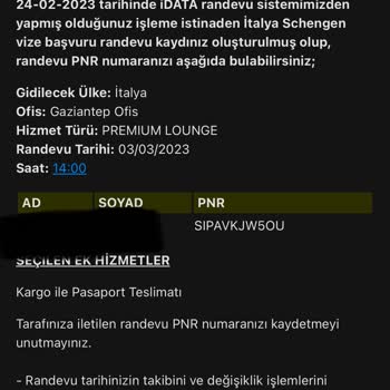 iData Pasaportum Gelmiyor. Vize'den Haber Yok.