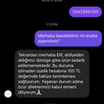 Suud Collection Kaban Aldım Kemeri Eksik Olmasına Rağmen 2 Aydır Tarafıma İletilmiyor