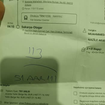 Kamil Koç Yanlış Terminalde İndirilme